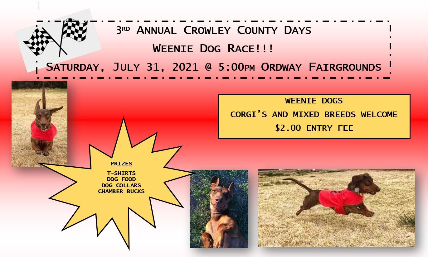 CC DAYS Weenie Dog Race Crowley County